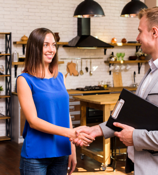 business deal closing